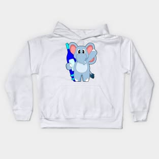 Elephant Doctor Fever thermometer Kids Hoodie